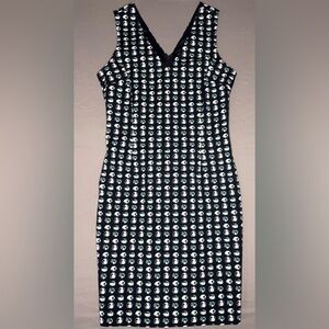 Banana Republic Stylish Black and White Dot Patterned Dress (new $90)